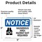 Signmission 3.5 in Height, 5 in Width, Vinyl Decal, Rectangle OS-2PACK-NS-D-35-L-13317 - alternate 6